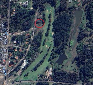 Terreno de 2.150 m2 en venta con vista directa a club de golf