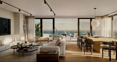 Piso alto con vista panoramica a pasos del mar, Playa Brava, Proyecto en construccion Quartier Brava 30 - NDM27330A