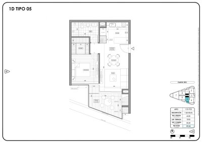Amplio Apartamento de 2 dormitorios en Wave Brava. - NDM13579A