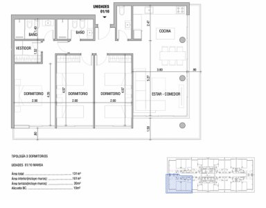 Oportunidad de inversion con financiacion - Departamento de 3 dormitorios en venta - NDM20650A