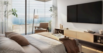 Piso alto con vista panoramica a pasos del mar, Playa Brava, Proyecto en construccion Quartier Brava 30 - NDM27330A