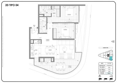Amplio Apartamento de 2 dormitorios en Wave Brava. - NDM13579A