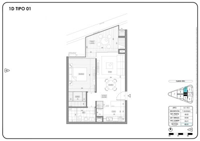 Amplio Apartamento de 2 dormitorios en Wave Brava. - NDM13579A