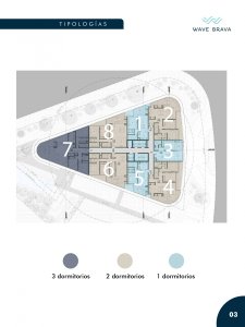 Amplio Apartamento de 2 dormitorios en Wave Brava. - NDM13579A