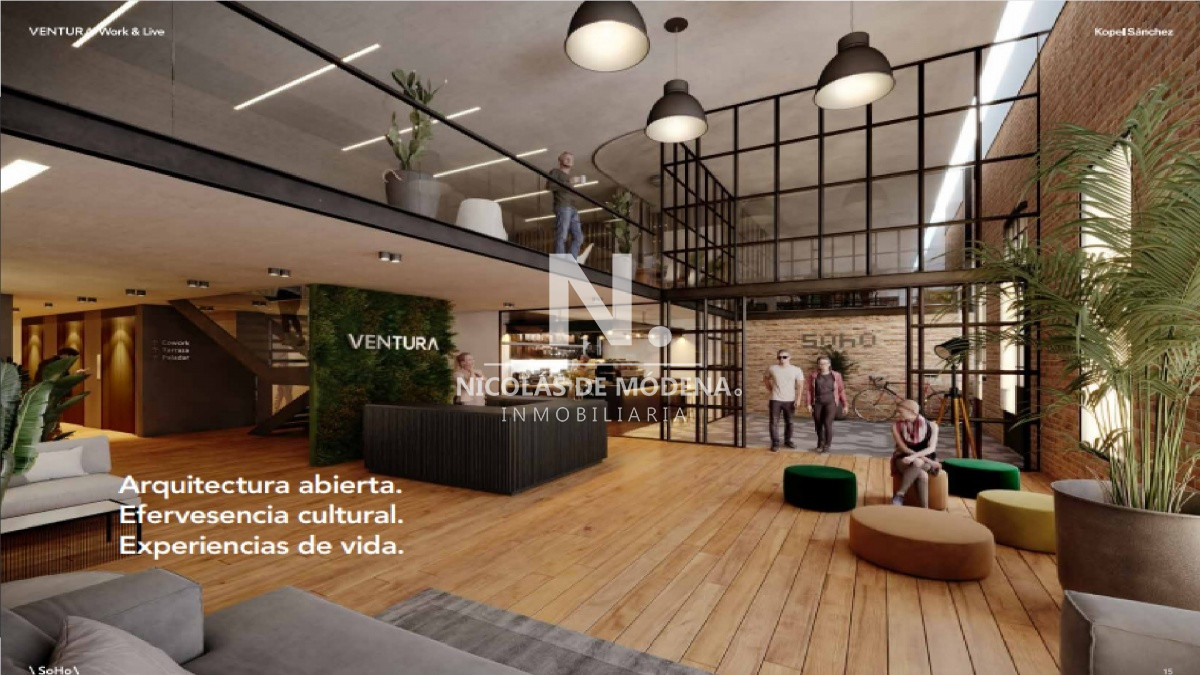 Proyecto Soho en zona Cordón, Apartamento 1 dormitorio 