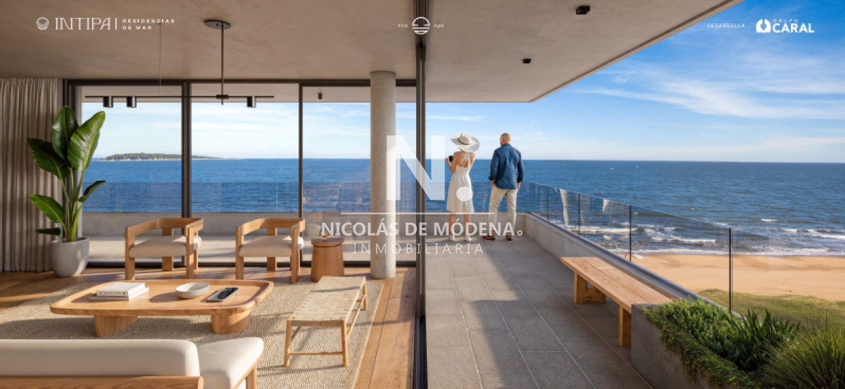 En venta apartamento de 1 dormitorio en Mansa, Punta del Este. - NDM23477A
