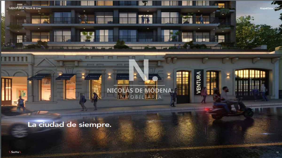 Oportunidad de inversión, Proyecto Soho en zona Cordón. Venta Apartamento 1 dormitorio