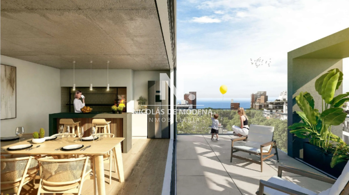 Venta Apartamento en  Construccion de 1 Dormitorio en Barrio sur,Montevideo - NDM22841A