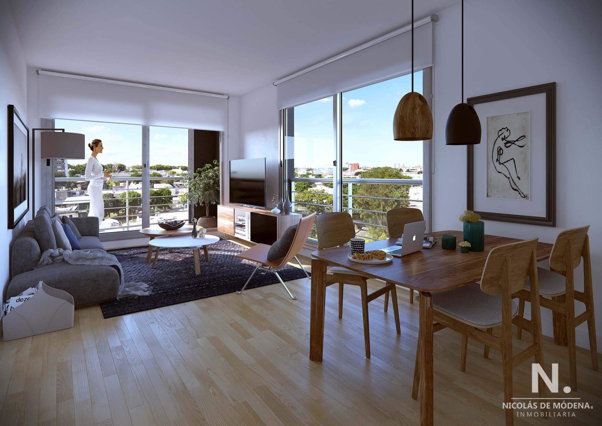 Venta Apartamento 1 dormitorio en La Blanqueada, Proyecto Ventura Boulevard