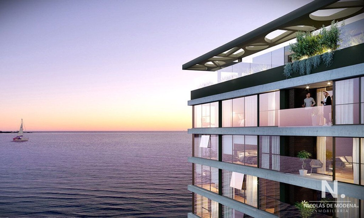 Proyecto Torre Arenas en Malvín frente al mar, Apartamento de 1 dormitorio