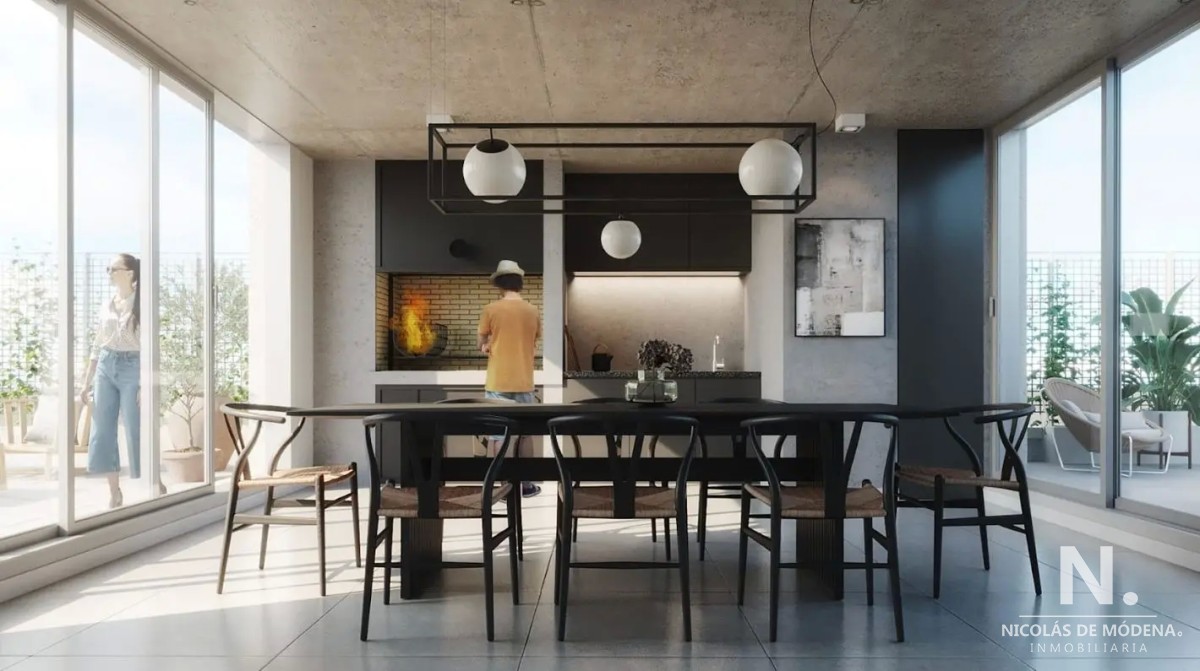 Proyecto Miraf Haedo en zona Cordón, Venta Apartamento de 2 dormitorios con terraza al frente.