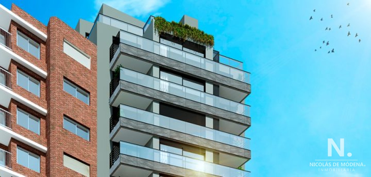 Proyecto VIA 21 en Pocitos, Apartamento de 1 dormitorio con terraza y parrillero en piso alto