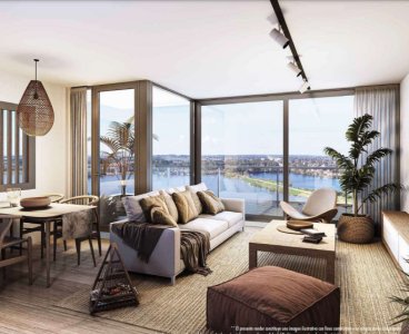 Apartamento de 1 Dormitorio con vista al lago, incluye una unidad de garage. Carrasco Montevideo