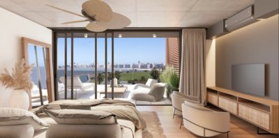 Apartamento de 3 Dormitorios con gran terraza. Pocitos - Montevideo