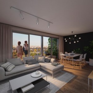 Venta Apartamento de 1 dormitorio en zona Tres Cruces, Proyecto Be Hache Paullier