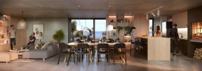 Apartamento de 2 Dormitorios en Construcción. Barrio Sur - Montevideo