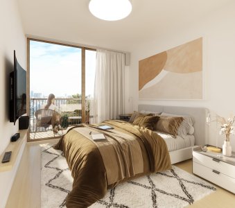 Apartamento de 1 Dormitorio al Frente - Parque Batlle- Montevideo