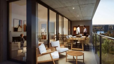 Apartamento de 2 Dormitorios en Obra, con vista al Bosque. Carrasco. Montevideo