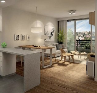 Monoambiente en zona Parque Batlle, Proyecto Site Italia