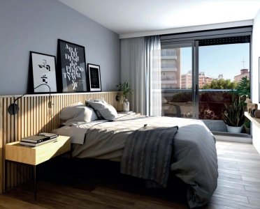 Apartamento en Malvin de 1 Dormitorio. Malvin - Montevideo