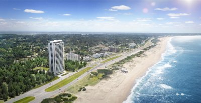 Vende apartamento de 3 Dormitorios en suite, en Brava Punta del Este, Frente al mar!