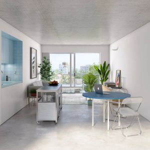 Apartamento en construcción de 1 dormitorio. Palermo - Montevideo