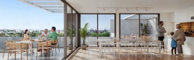 Apartamento se 2 dormitorios en Cordón - Montevideo