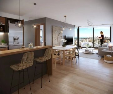 Apartamento de 1 Dormitorio al Frente en Pocitos - Montevideo