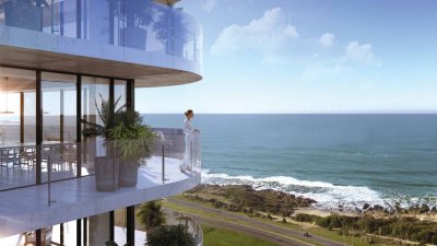 En venta departamento de 2 dormitorios en Brava- Punta del Este 
