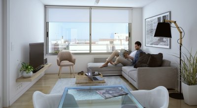 Proyecto Solaris Playa, Malvín. Apartamento 1 dormitorio