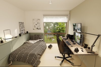 Apartamento de 1 dormitorio en Parque Batlle - Montevideo