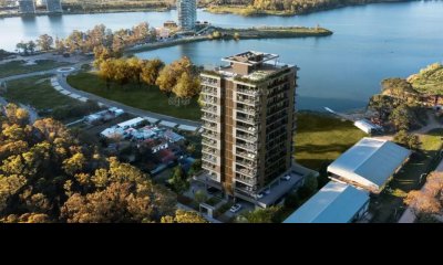 Edificio de categoría frente al lago Calcagno. Carrasco