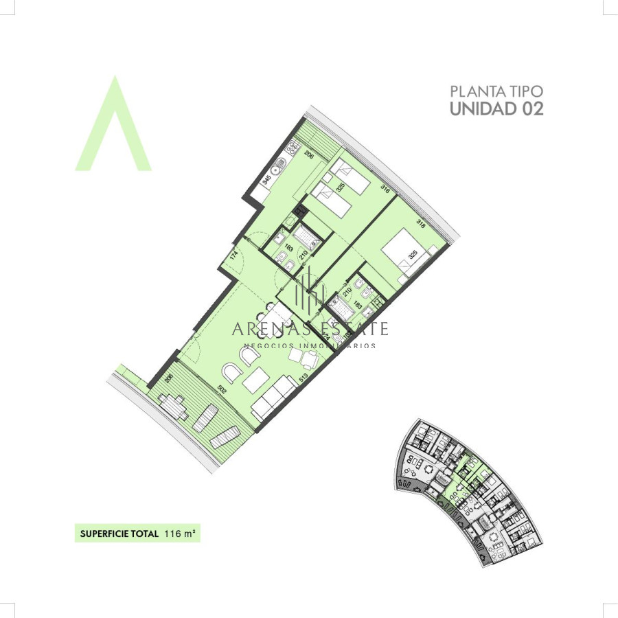 Apartamento ID.4062 - VENTA APARTAMENTO DOS DORMITORIOS PUNTA DEL ESTE