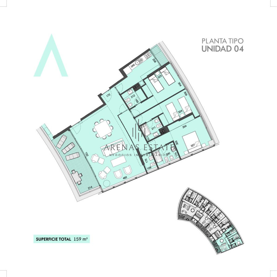 Apartamento ID.4062 - VENTA APARTAMENTO DOS DORMITORIOS PUNTA DEL ESTE