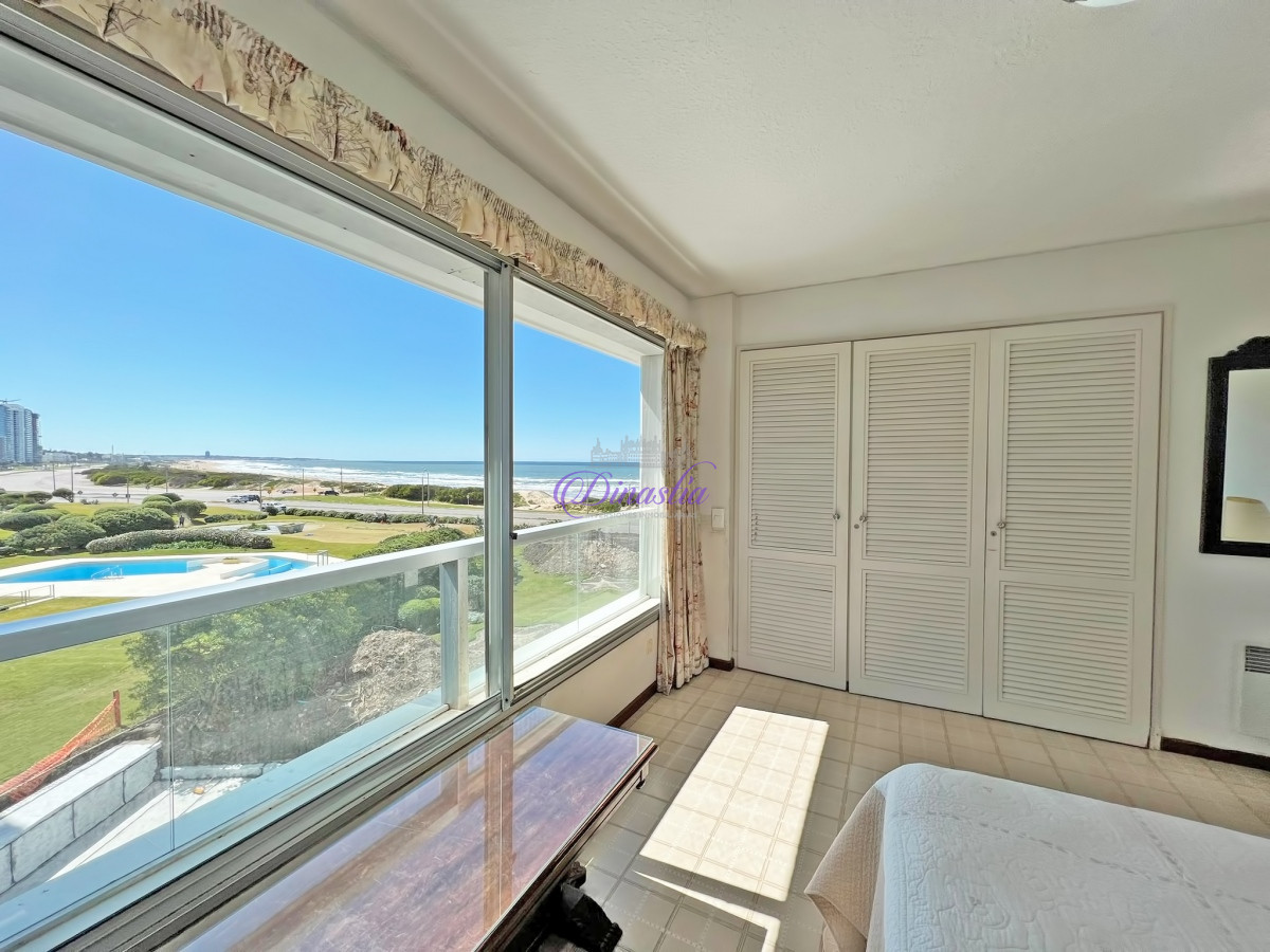 Apartamento ID.438 - Venta y Alquiler Apartamento de 2 dormitorios frente al mar en Playa Brava, Punta del Este.