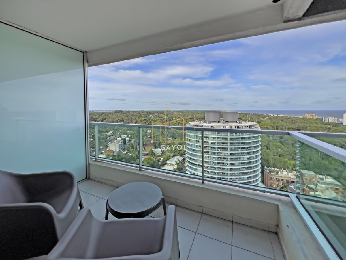 Apartamento ID.21 - Apartamento en alquiler en Edificio Gala Vista Av. Roosevelt Punta del Este, 1 dormitorio, 1 baños