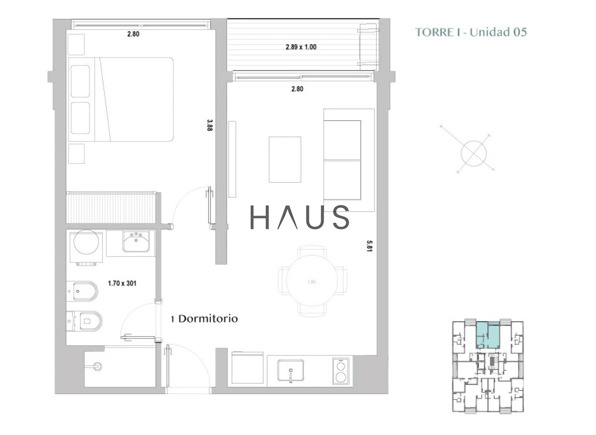 Apartamento ID.190 - Apartamento Venta Sea Garden Tower 1 Dormitorio Punta del Este 