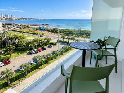 Apartamento para dos personas con amenities y vista al mar