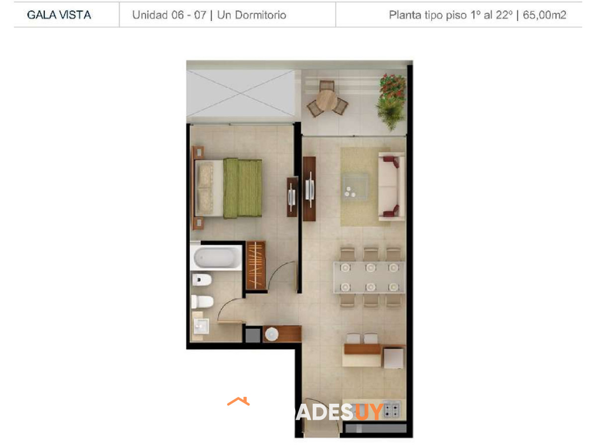 unidad 06/07 Piso 1 al 22