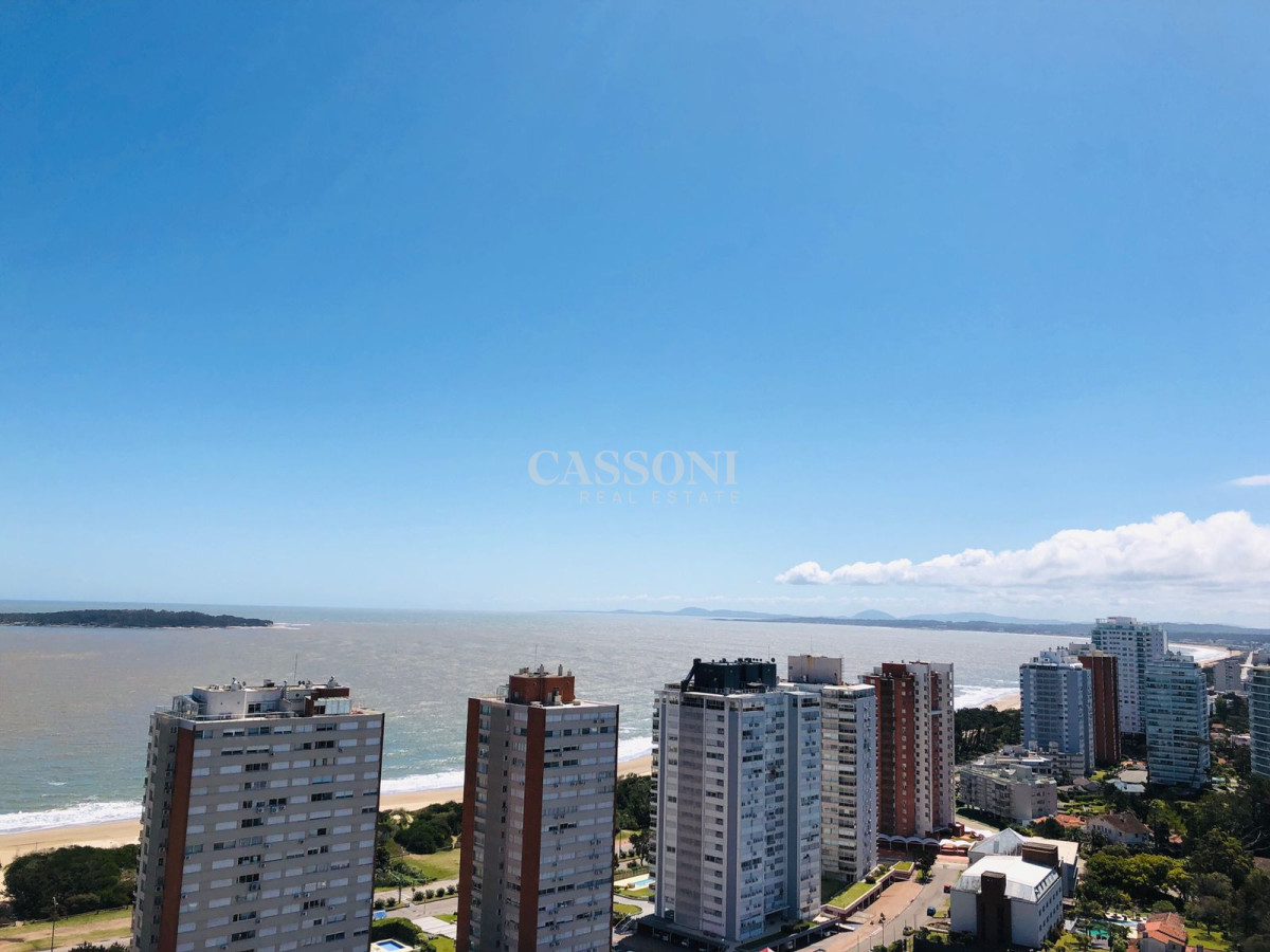 Apartamento ID.1388 - PUNTA DEL ESTE MANSA 3 DORMITORIOS Y DEPENDENCIA EXCELENTE VISTA AL MAR!!! 