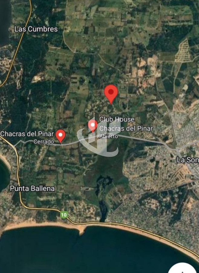 Terreno ID.1660 - PUNTA BALLENA CNO. LUSSICH CHACRAS DEL PINAR TERRENOS DE 2000 M2 