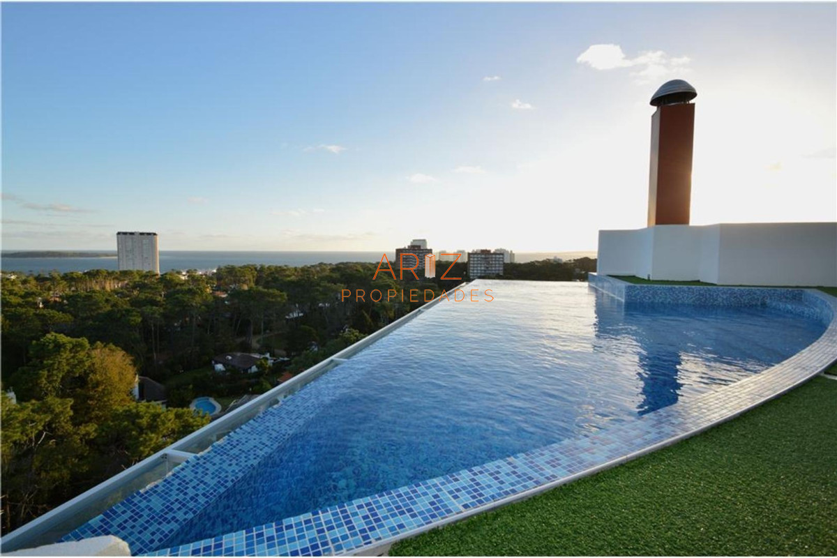 Apartamento ID.2043 - PUNTA DEL ESTE SOBRE ROOSEVELT APTO CON AMENITIES 2 DORMITORIOS 2 BAÑOS PARRILLERO PROPIO 