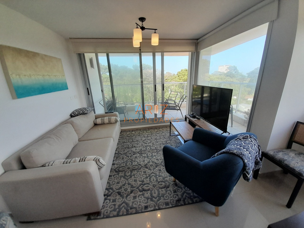 Apartamento ID.2043 - PUNTA DEL ESTE SOBRE ROOSEVELT APTO CON AMENITIES 2 DORMITORIOS 2 BAÑOS PARRILLERO PROPIO 