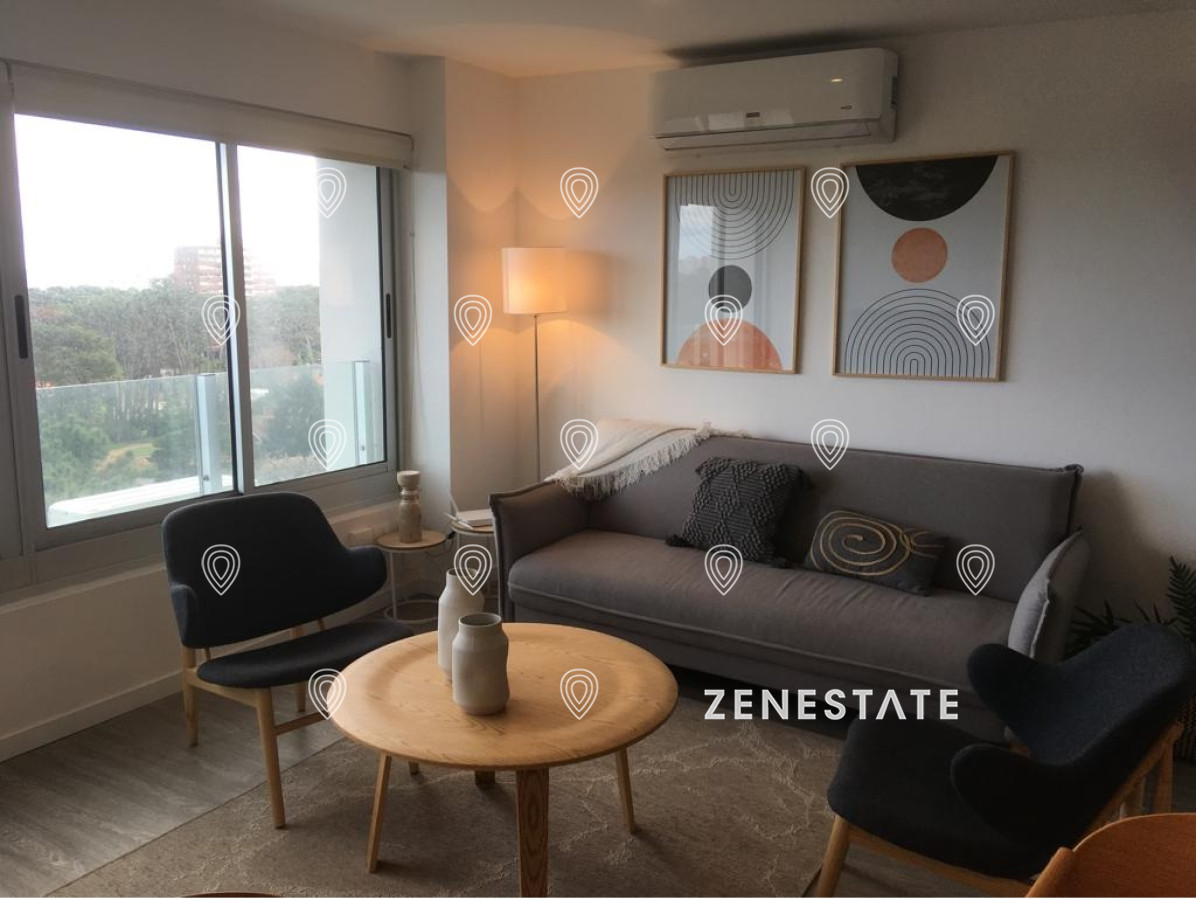 PUNTA DEL ESTE APARTAMENTO DE 2 DORMITORIOS CON VISTA EDIFICIO CON SERVICIOS - ZEN5925A