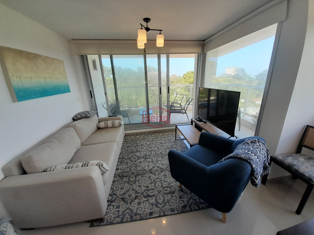 Apartamento ID.166211/Moderno-apartamento-en-alquiler-temporal - PUNTA DEL ESTE SOBRE ROOSEVELT APTO CON AMENITIES 2 DORMITORIOS 2 BAÑOS PARRILLERO PROPIO 