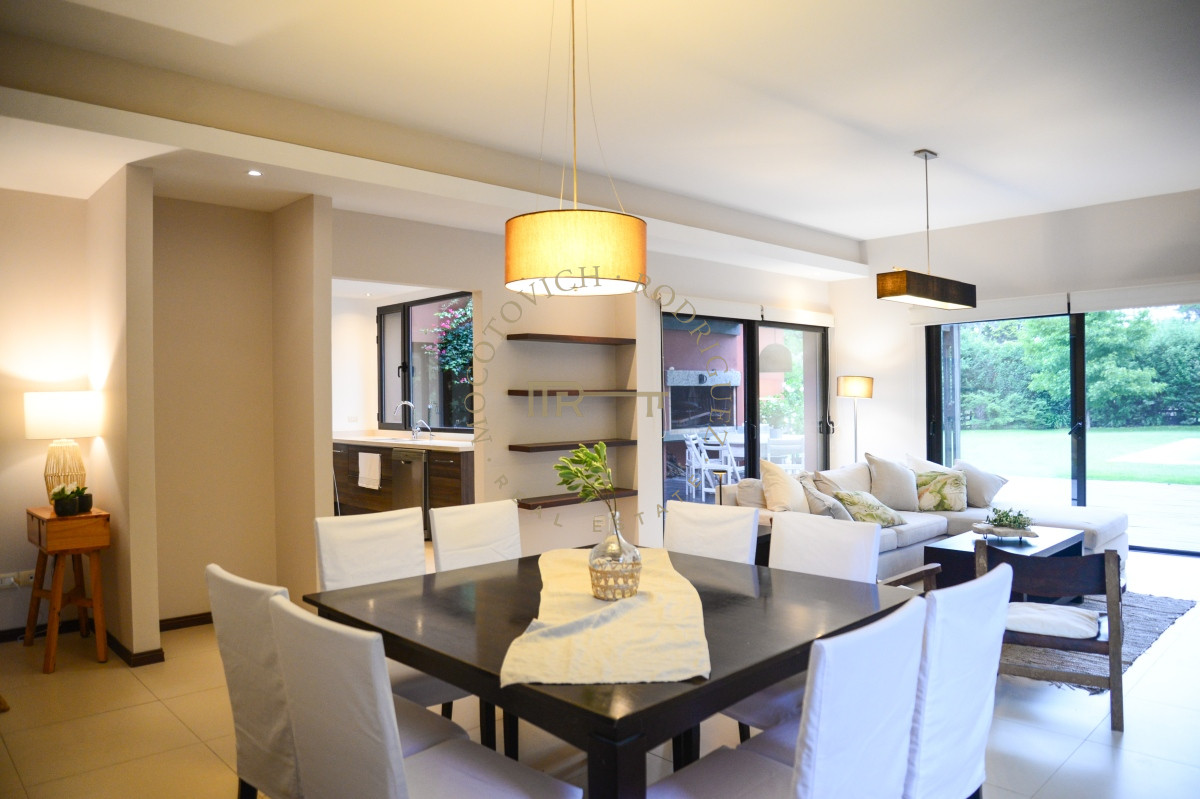 Casa ID.2443 - Excelente Casa en alquiler anual en barrio privado La Arbolada 3 dormitorios