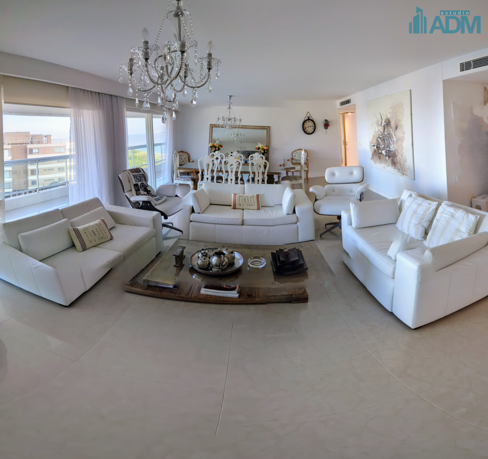 Apartamento ID.1665 - Alquiler departamento frente al mar, 4 suites y dependencia.