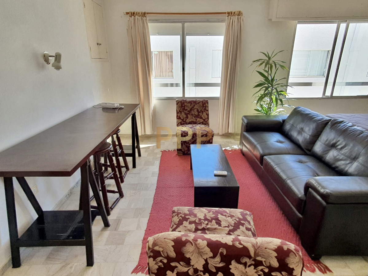 Apartamento ID.129 - En venta, mono ambiente, con gran terraza con parrillero propio, en PenÃ­nsula.