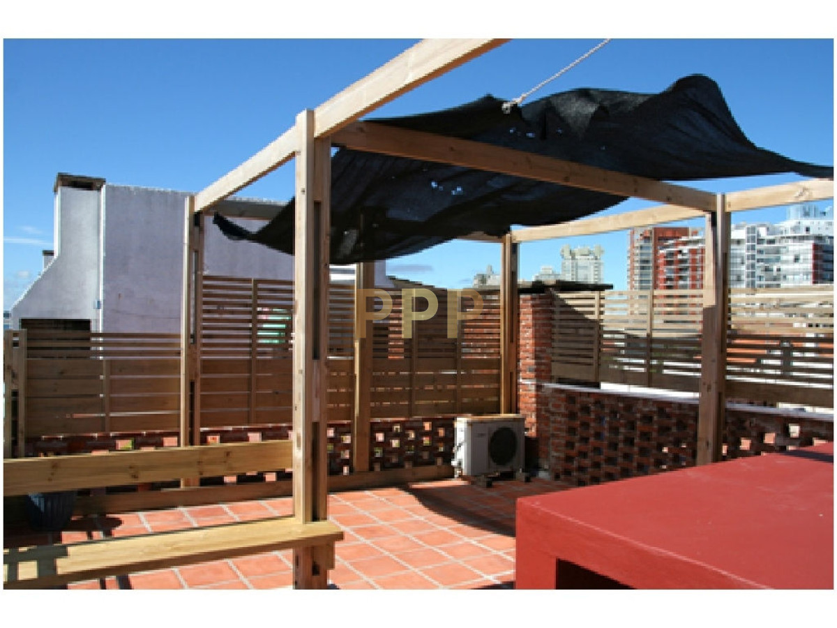 Apartamento ID.129 - En venta, mono ambiente, con gran terraza con parrillero propio, en PenÃ­nsula.