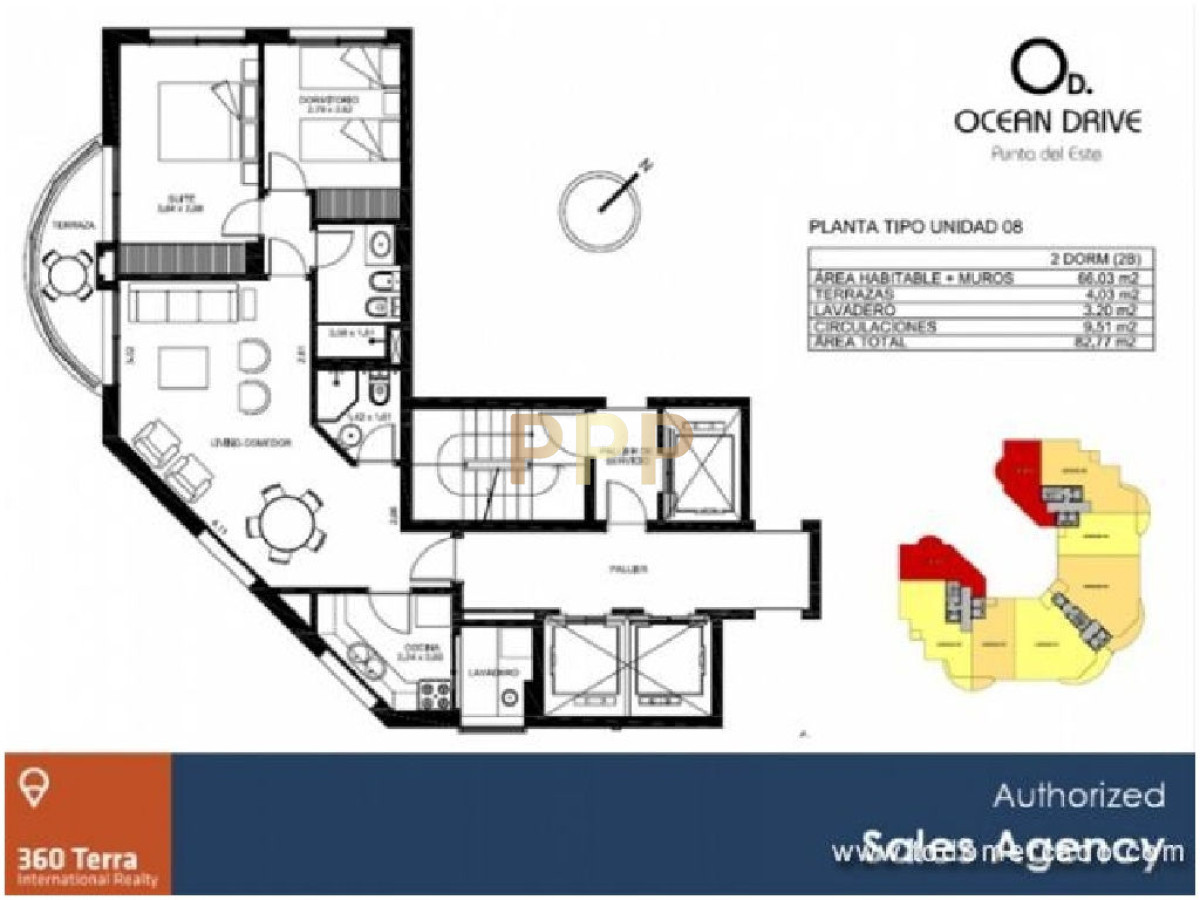 Apartamento ID.370 - Apartamento en Roosevelt, 2 dormitorios *